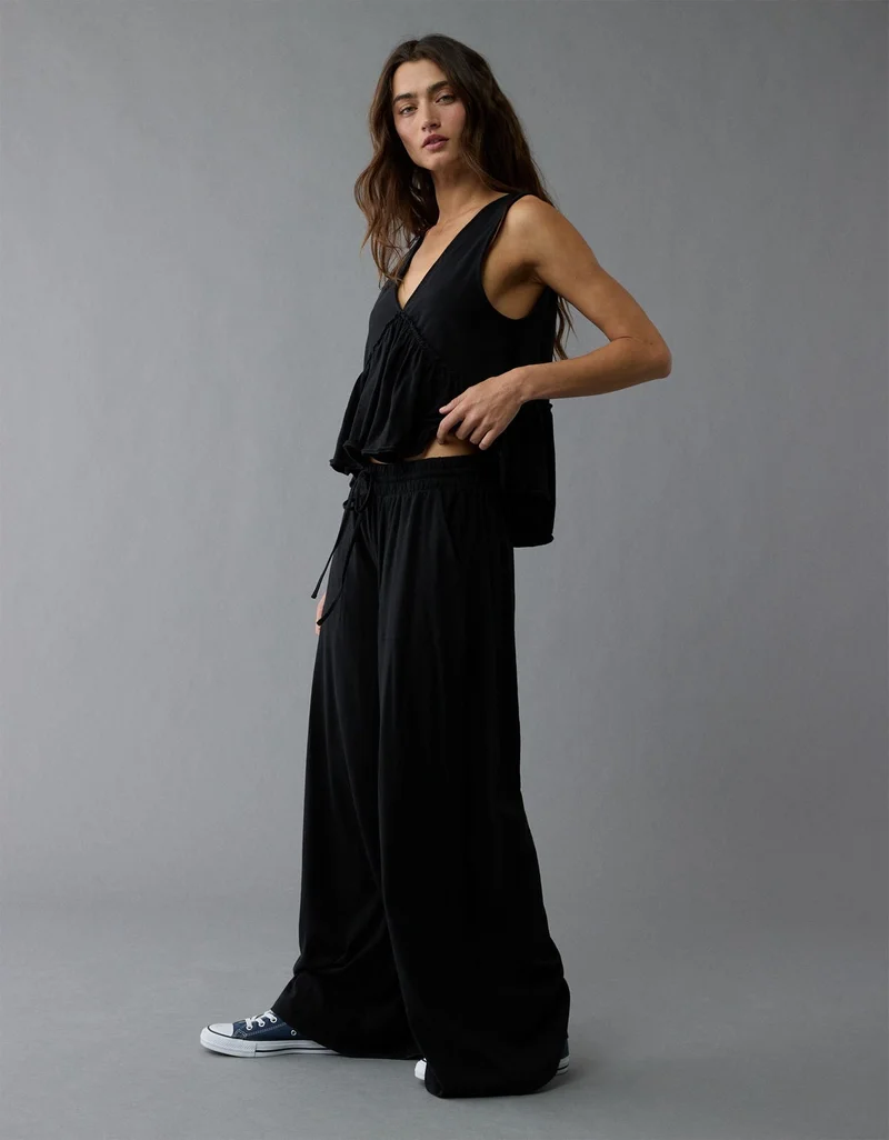 American Eagle  AE Sunchaser Knit High-Waisted Pant for Women | Best Price UAE